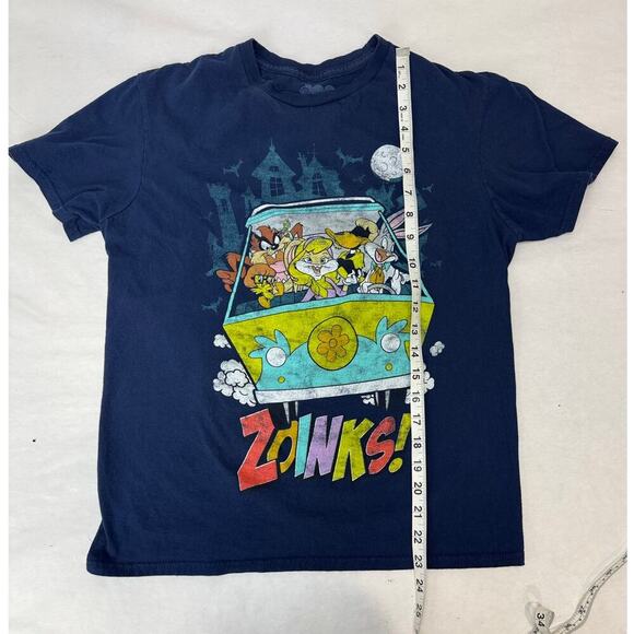 Warner Brothers Scooby Doo Looney Tunes Graphic Tee T-Shirt - Medium - Picture 4 of 6